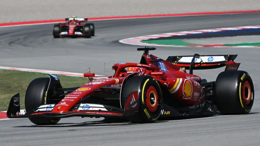 Charles Leclerc Prove libere Spagna