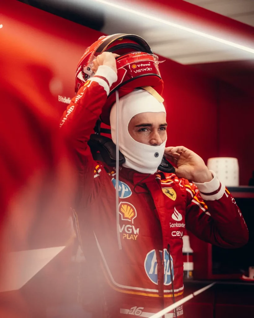 Charles Leclerc prove libere GP Spagna