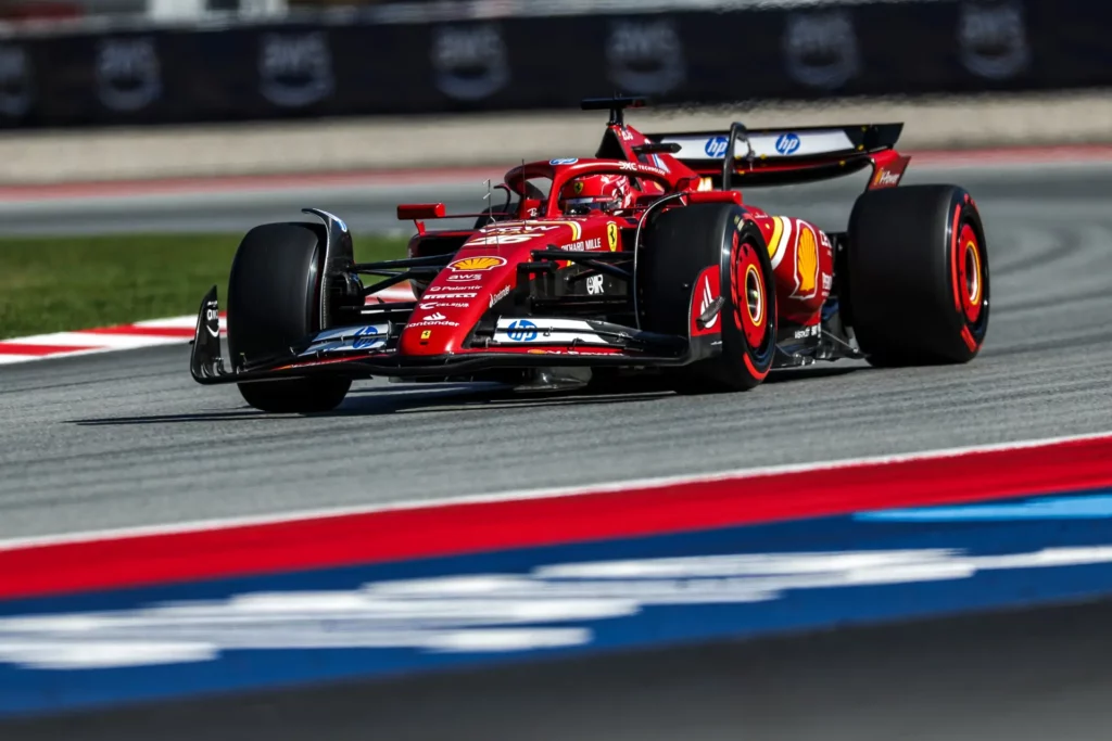 Charles Leclerc prove libere GP Spagna