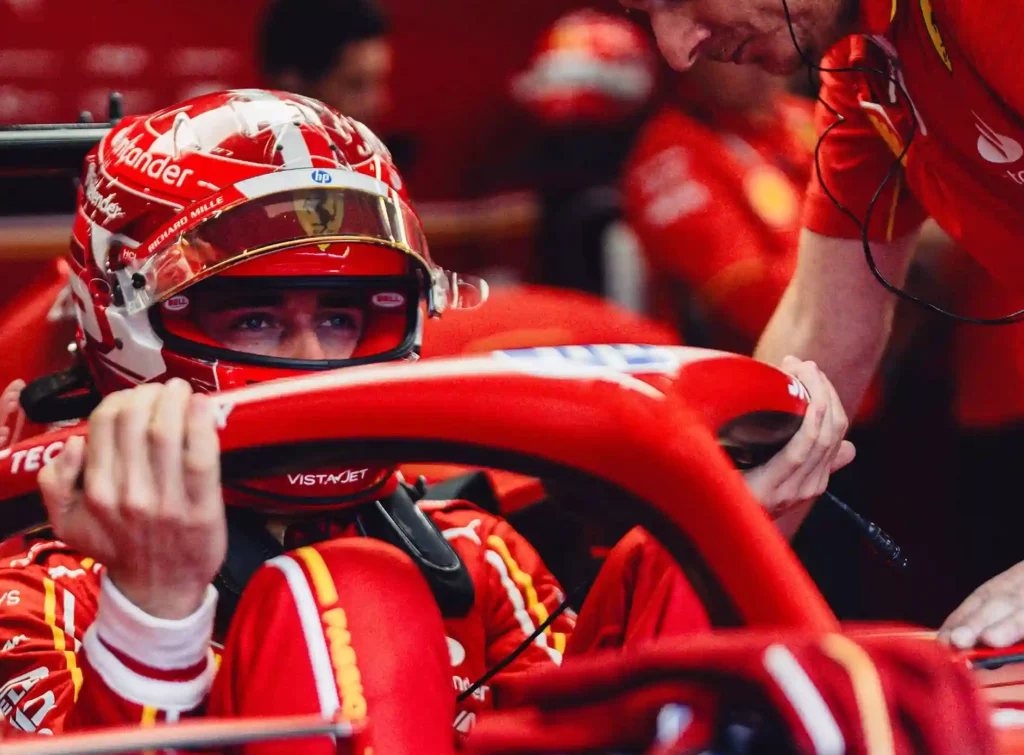 Charles Leclerc Belgio qualifiche