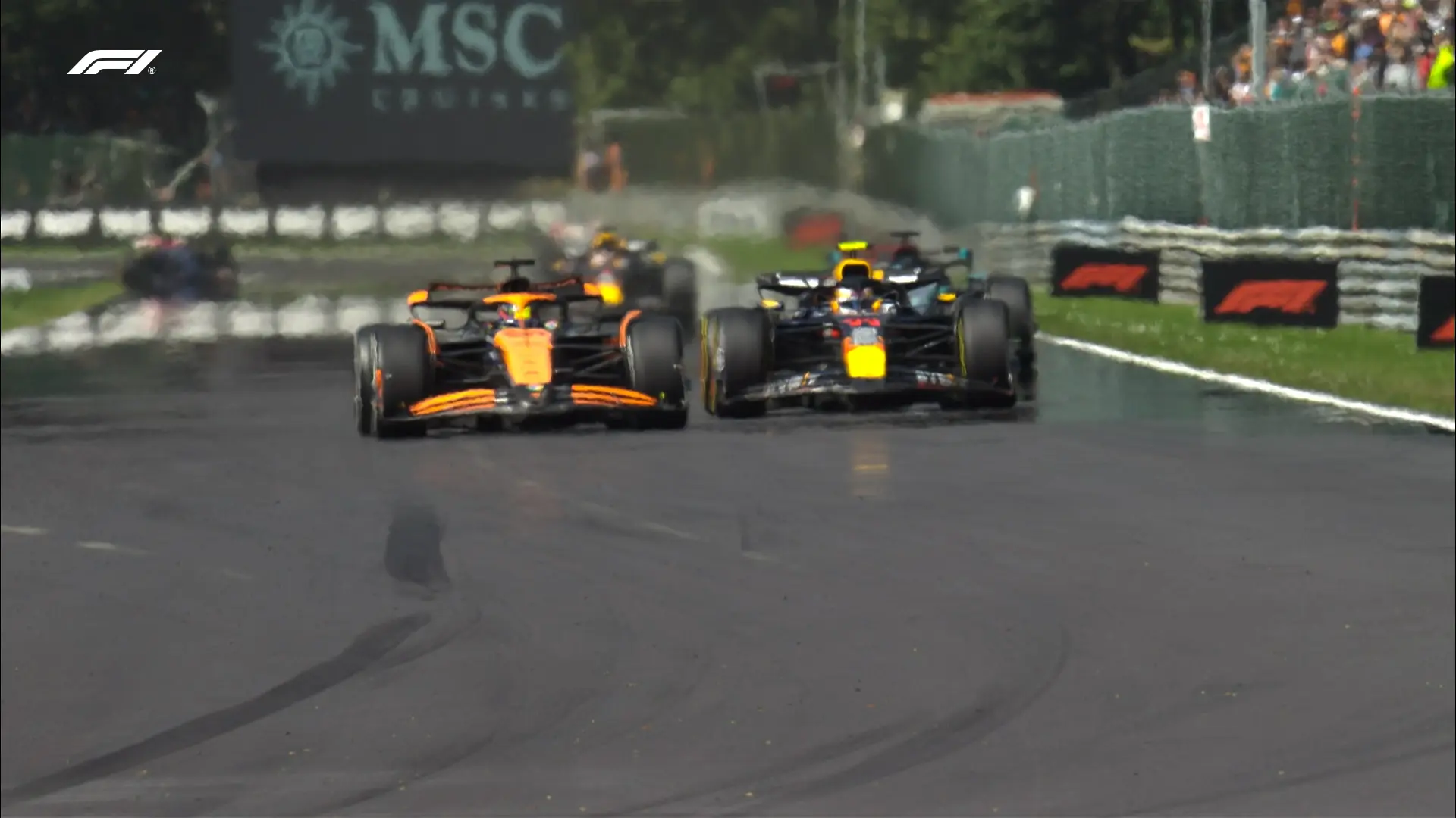 Lando Norris e Max Verstappen F1 Belgio GP