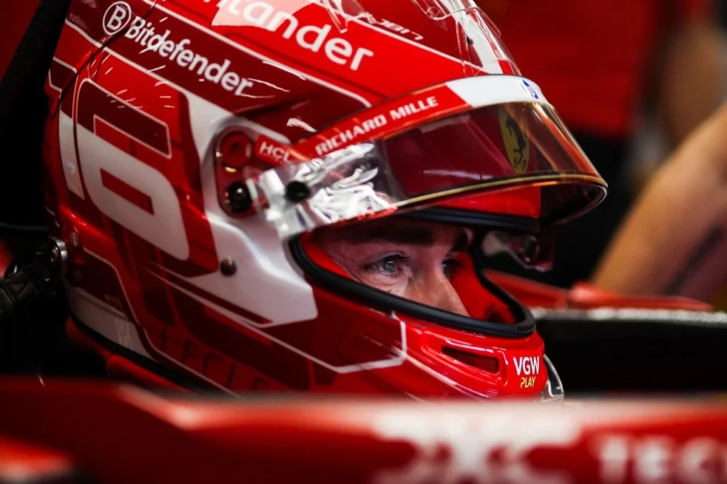 Charles Leclerc in pole nel GP del Belgio