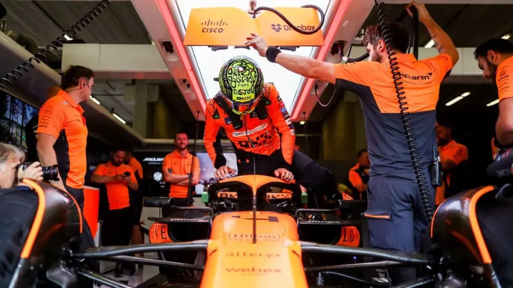Lando Norris GP Belgio