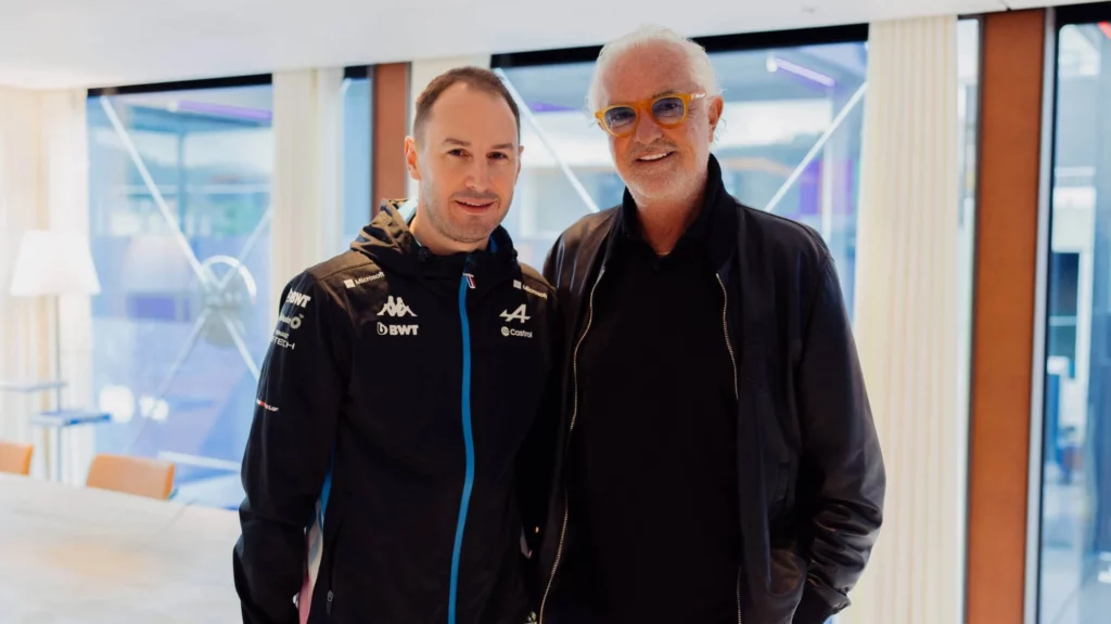 Flavio Briatore e Oliver Oakes Alpine