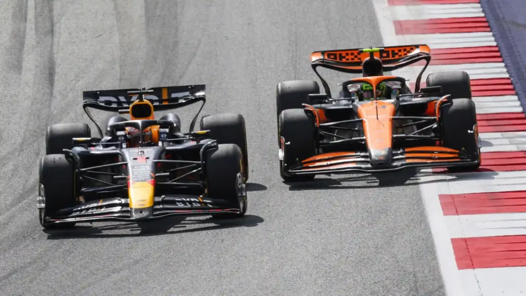 Lando Norris e Max Verstappen GP Austria