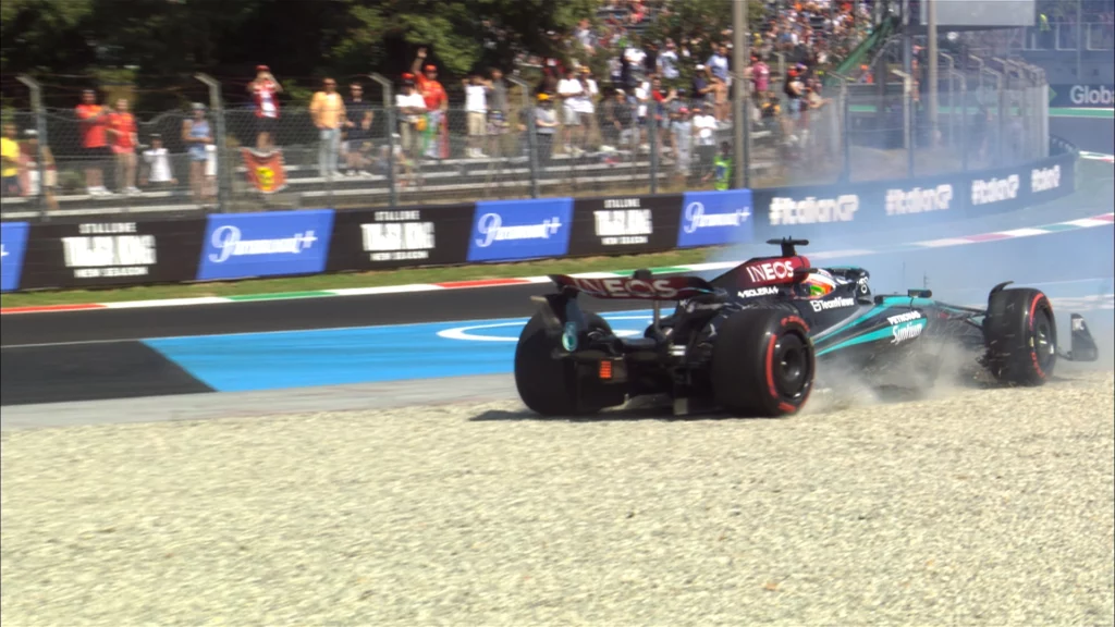 L'incidente di Kimi Antonelli durante le FP1 a Monza