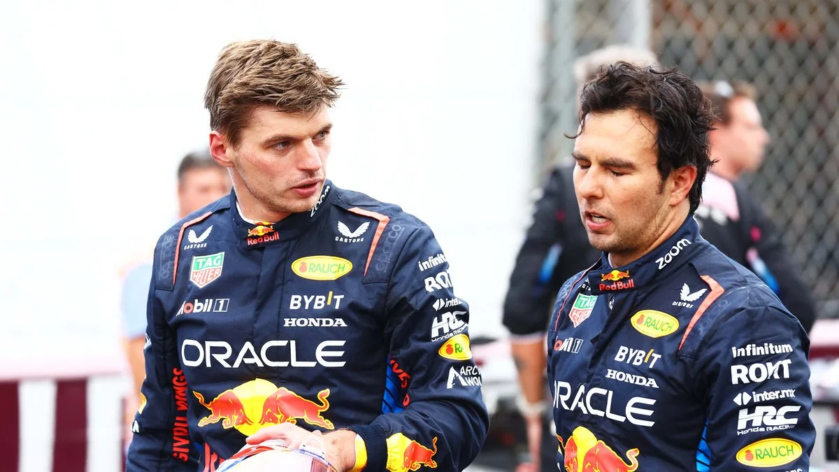 Max Verstappen e Sergio Perez GP Monza