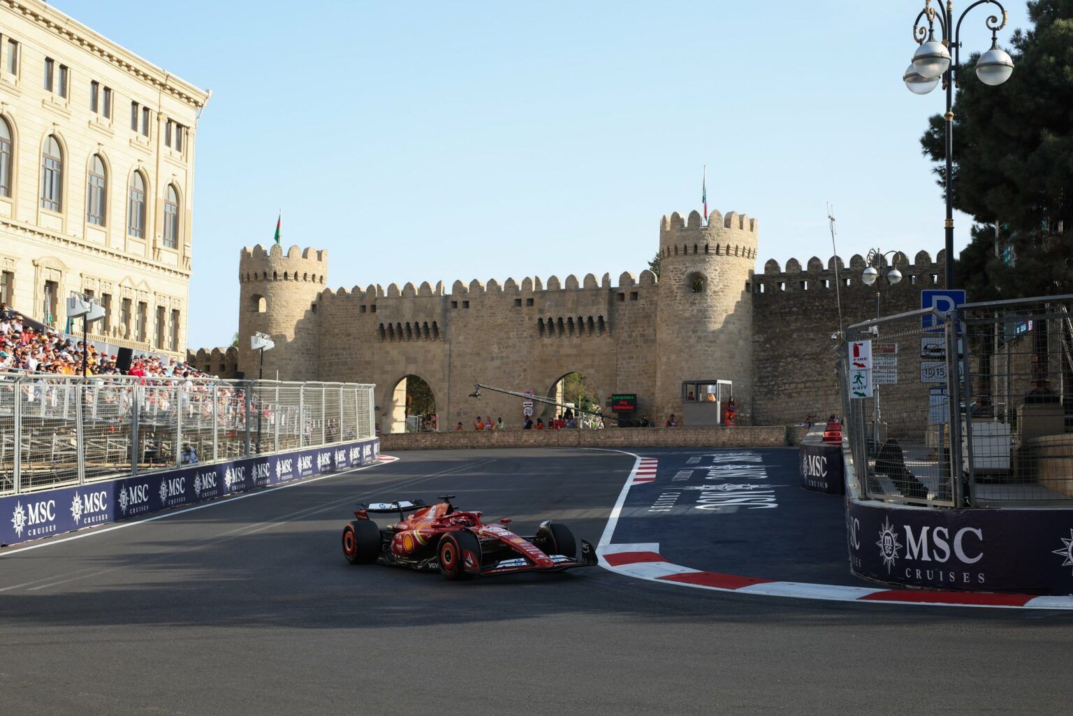 Leclerc scores a poker: his words after the Pole in Baku Leclerc statements GP Baku