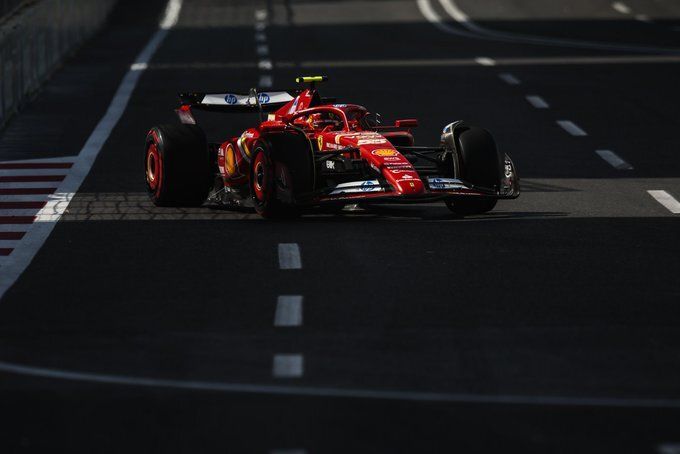 sainz prove libere baku gp