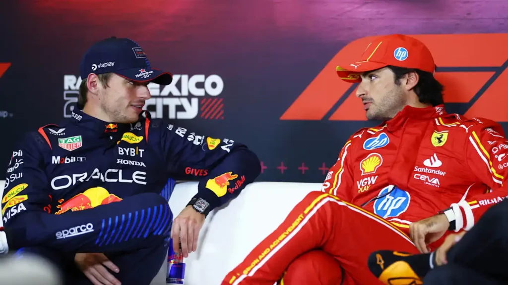 Carlos Sainz e Max Verstappen GP Messico