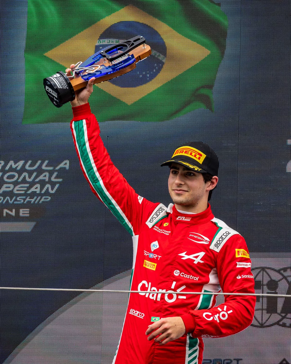 Rafael Camara sul podio