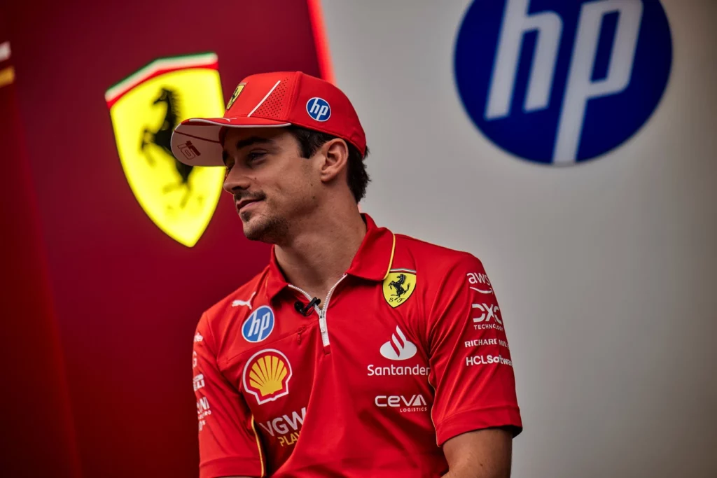 Charles Leclerc in Brasile