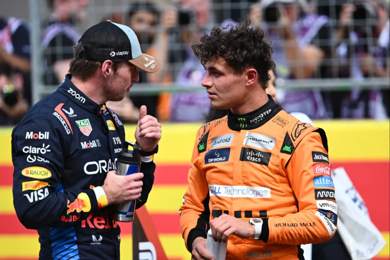 Norris avvelenato contro Verstappen: “Dovrebbe fare il comico”