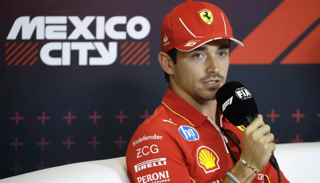 Charles Leclerc parolaccia Messico