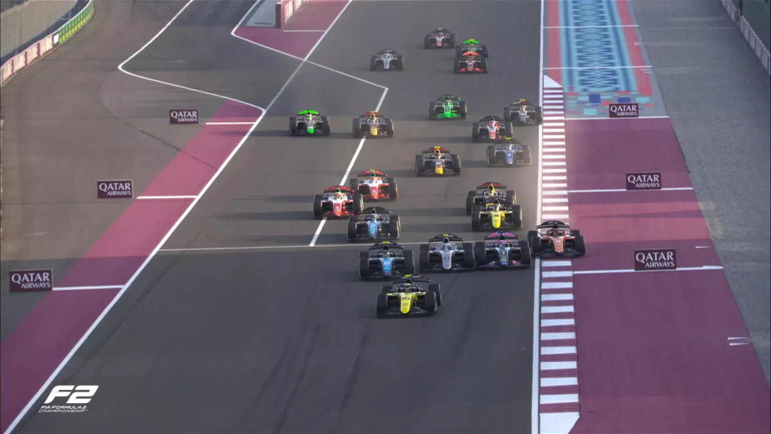 F2 GP Qatar Feature Race