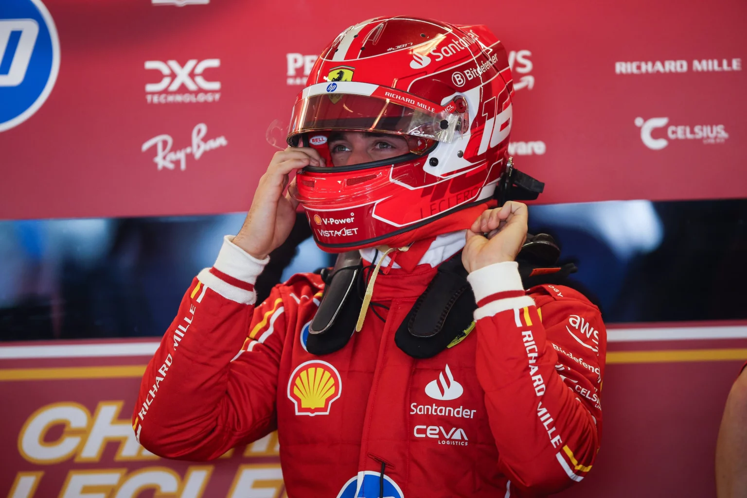 Abu Dhabi Charles Leclerc fuori al Q2