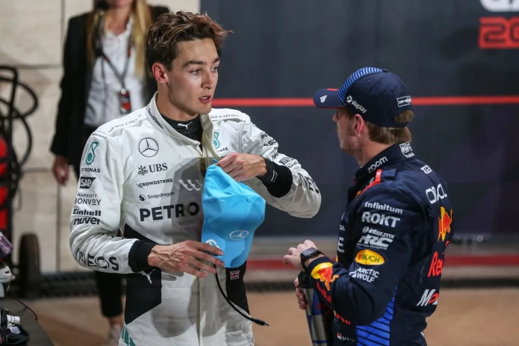 Russell vs Verstappen: Sky Sports UK si schiera a sorpresa con Max russell verstappen qatar