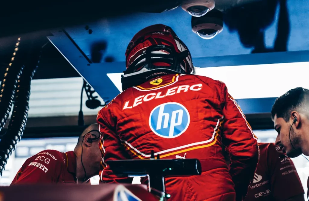 Charles Leclerc test abu dhabi