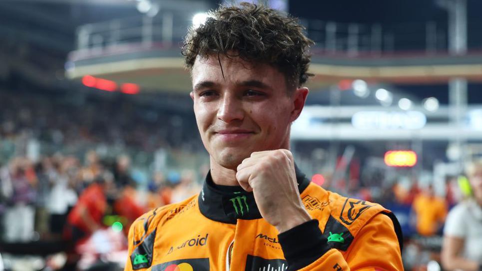 Lando Norris Abu Dhabi 2024 pole