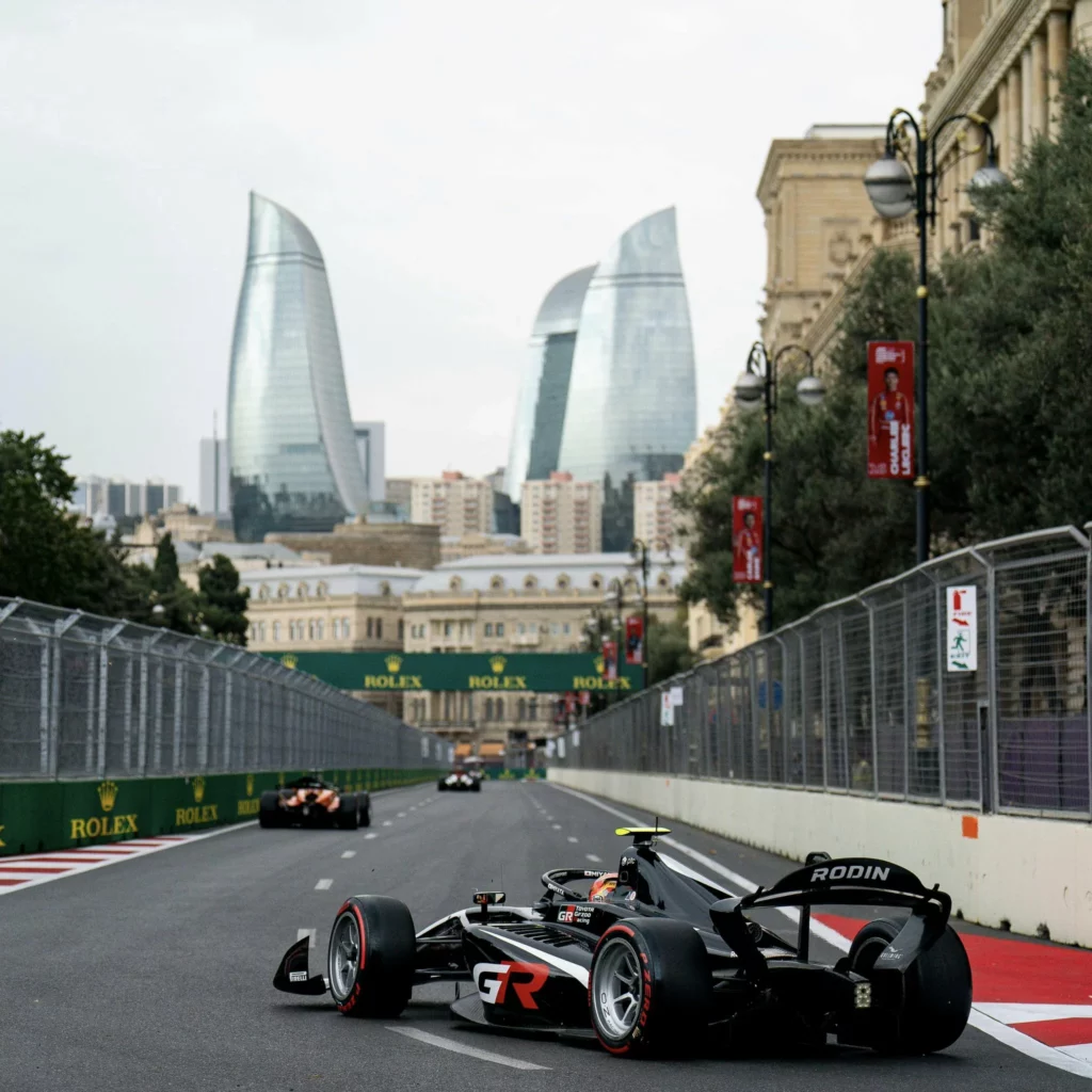 Miyata in pista a Baku