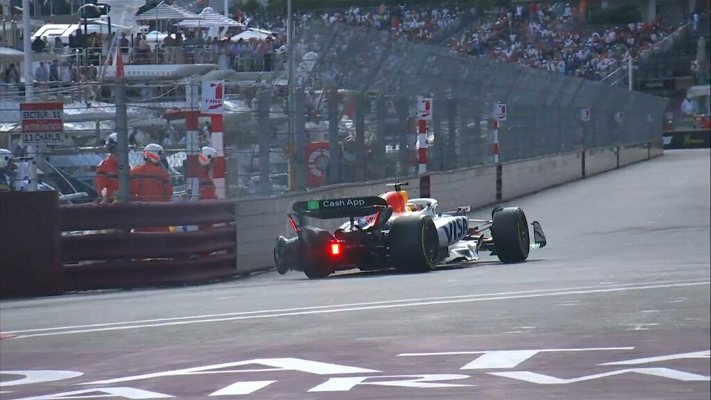 Hadjar a muro nelle FP2 di Monaco 2025