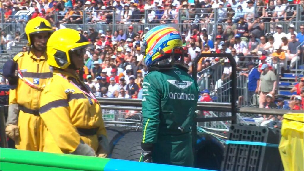 ritiro di Alonso durante il GP di Monaco