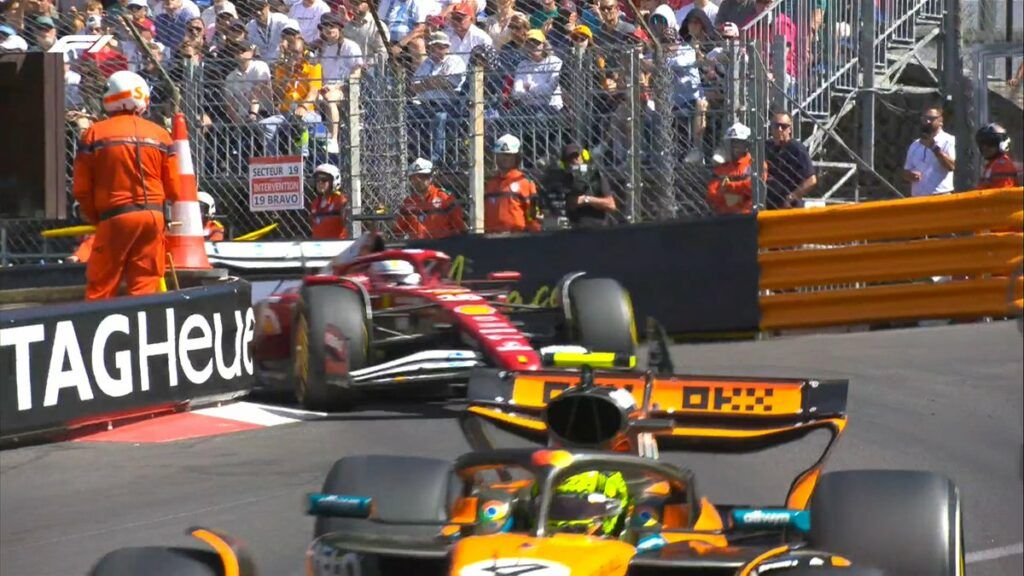 battaglia tra Norris e Leclerc nel GP di Monaco