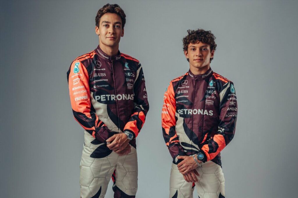 Sponsor Mercedes Antonelli Russell F1