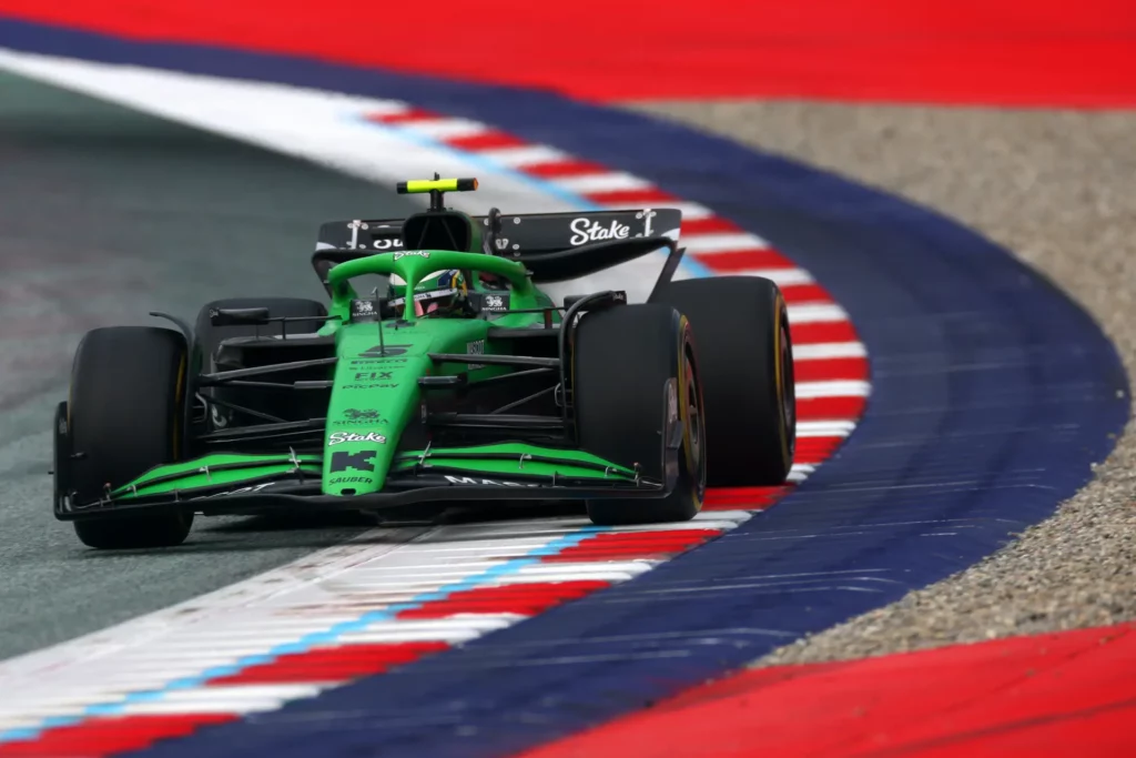 Bortoleto durante la qualifica in Austria