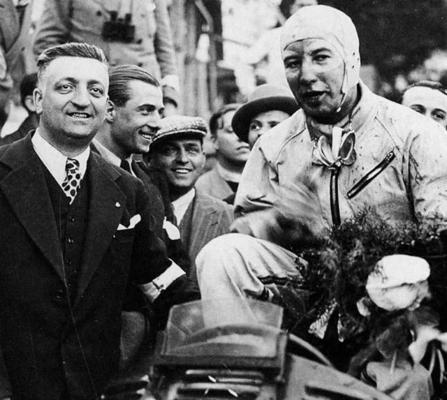 Enzo Ferrari e Guy Moll
