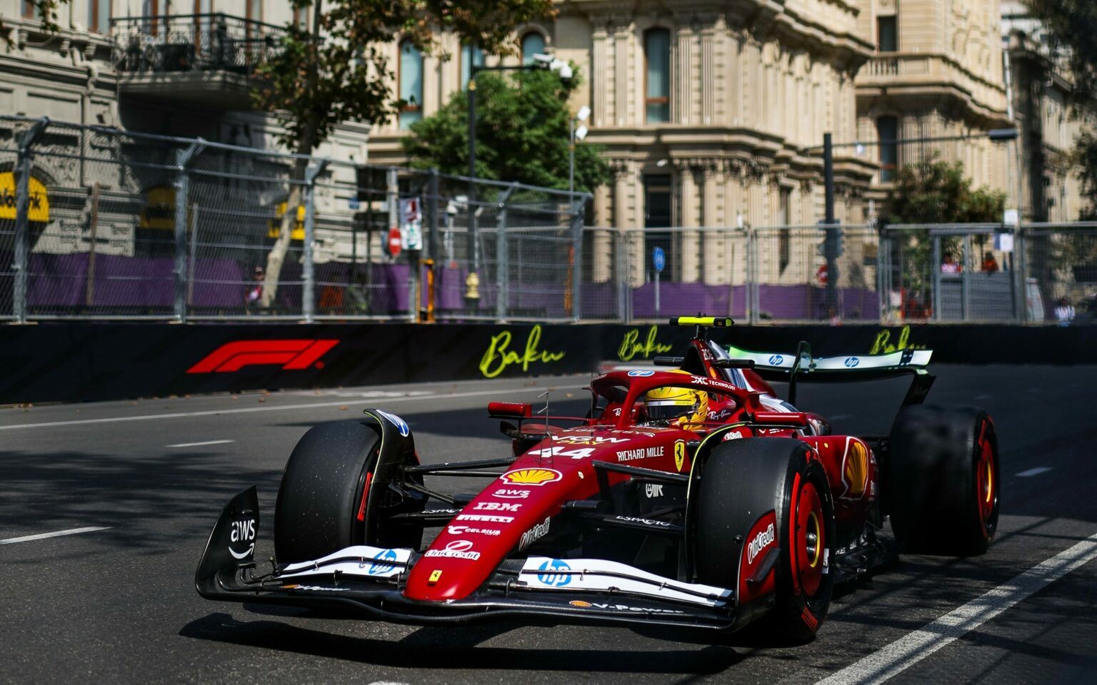 GP di Baku FP2, 1-2 Ferrari però è ancora tutto aperto