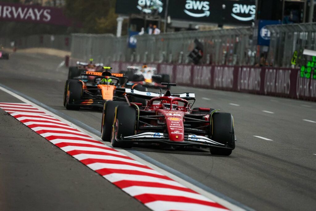 Nel GP di Baku Leclerc ha faticato molto