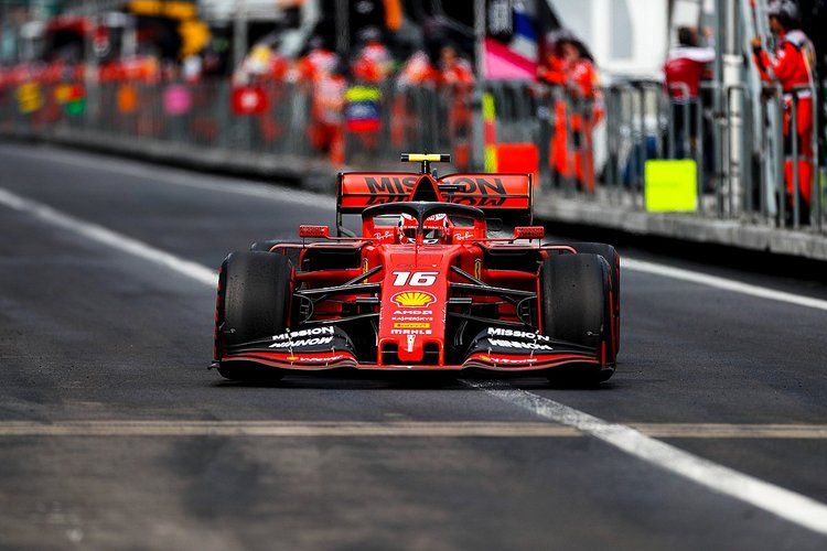 Leclerc nel GP del Messico 2019