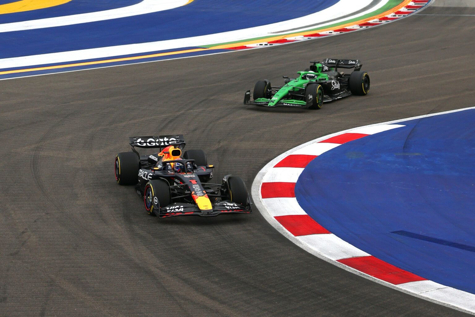 Verstappen in testa nelle FP3 del GP di Singapore (Fonte: X)