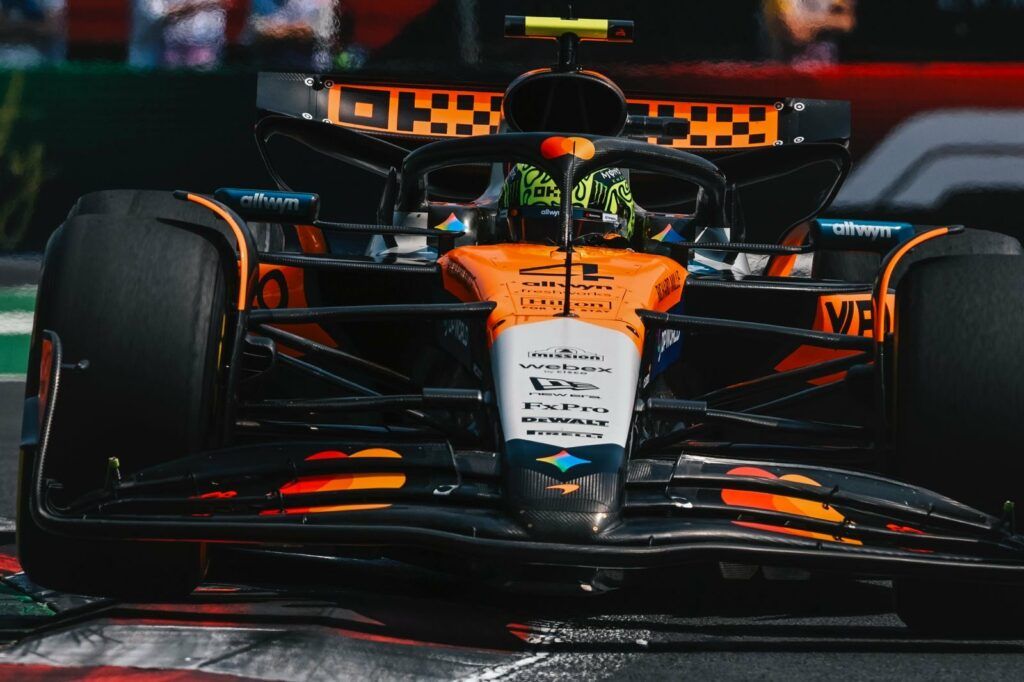 Lando Norris si prende la pole position nelle qualifiche del GP del Messico (Fonte X: McLarenF1)